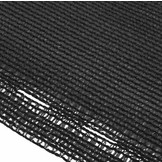 Zichtbreeknet - schaduwnet rol - 90 procent - 1.5 x 50 m - schermgaas zon - privacynet - zwart - incl. montageset - tuin