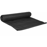 Zichtbreeknet - schaduwnet rol - 90 procent - 1.5 x 50 m - schermgaas zon - privacynet - zwart - incl. montageset - tuin