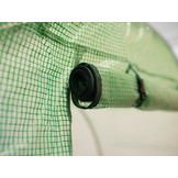 Tuinkas groen van PE-folie en metaal 200x300 cm hobbykas 6m2 oppervlakte