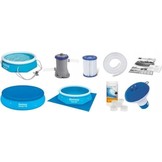 Bestway Fast Set opblaaszwembad 244 x 66 cm - complete set met pomp