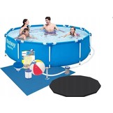 Bestway Steel Pro opzetzwembad 366 x 76 cm luxe set
