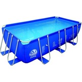 Jilong rechthoekig opzetzwembad 400 x 207 x 122 cm - complete set