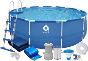Avenli opzetzwembad 450 x 122 cm met pomp - complete set