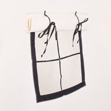 Wigwam tipi teepee tent - speeltent - 4 delig - 100% katoen - Zwart / wit