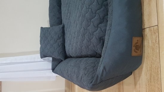 Hondenmand antraciet 120x90 cm - wasbaar hondenkussen - waterdicht hondenbed