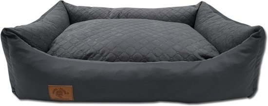 Hondenmand antraciet 100x70 cm - wasbaar hondenkussen - waterdicht hondenbed