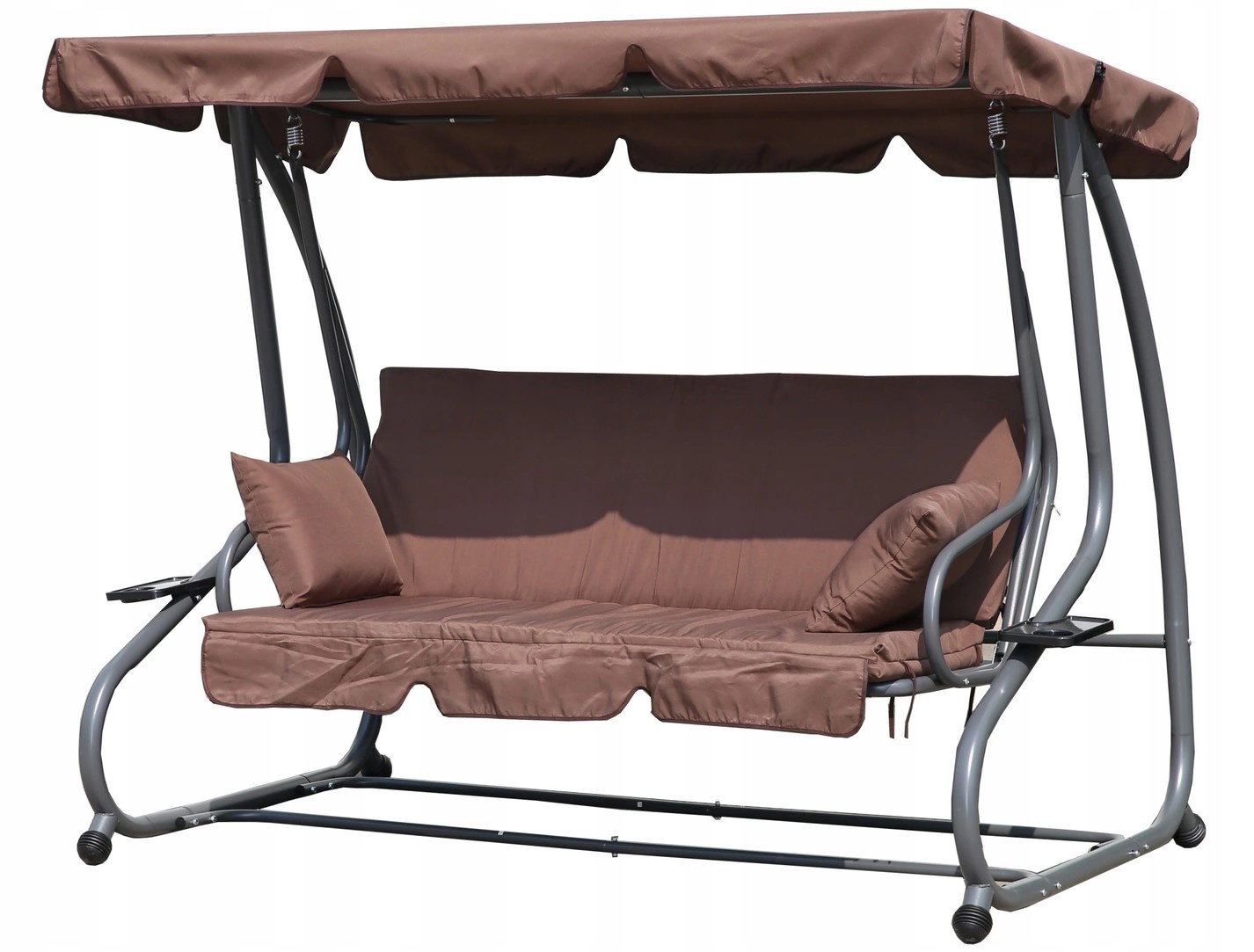 Schommelbank - tuinbank - bruin - 200x120x164 cm