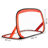 Voetbaldoelen set van 2 voor kinderen - 142x88x88 - inclusief tas