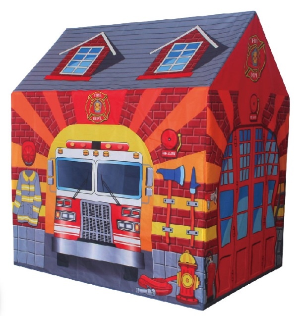Speeltent brandweerhuis - Kindertent 102x72x95