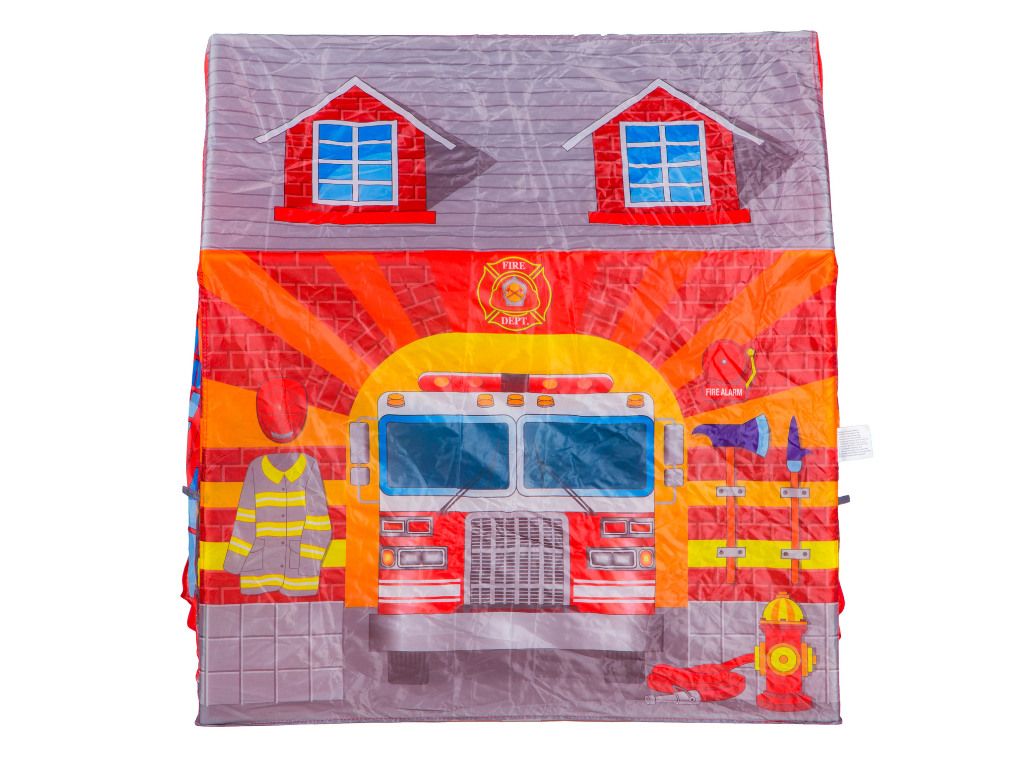 Speeltent brandweerhuis - Kindertent 102x72x95