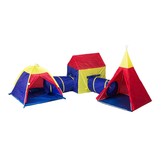 Kindertent set 5-in1 - inclusief tunnels - speeltent