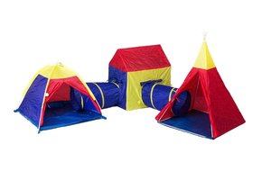 Kindertent set 5-in1 - inclusief tunnels - speeltent
