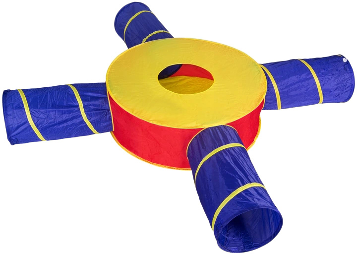 Kindertent set 7-in1 – 400x320x135 cm – 4 tunnels