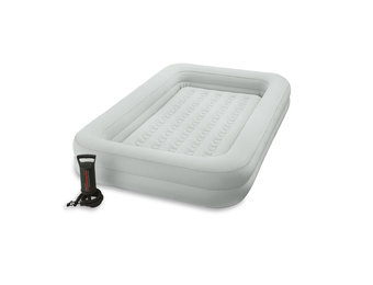 Kinder luchtbed 168x107x25 cm - Intex opblaas matras voor peuters - met handpomp