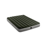 INTEX luchtbed groen - 2-persoons opblaas bed - 191x137x25 cm- met ingebouwde elektrische pomp
