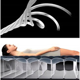 INTEX luchtbed groen - 2-persoons opblaas bed - 191x137x25 cm- met ingebouwde elektrische pomp