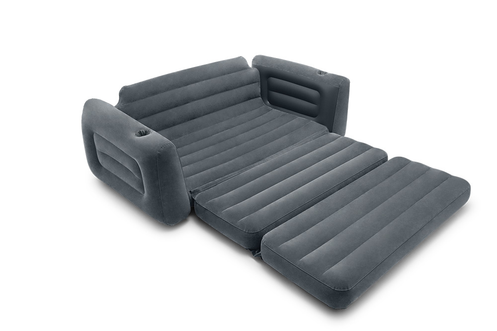 INTEX opblaasbare slaapbankmatras -224x203x66 cm