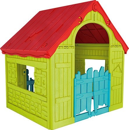 Curver speelhuisje tuinhuis - 110,6x89,7x101,8 cm - opvouwbaar