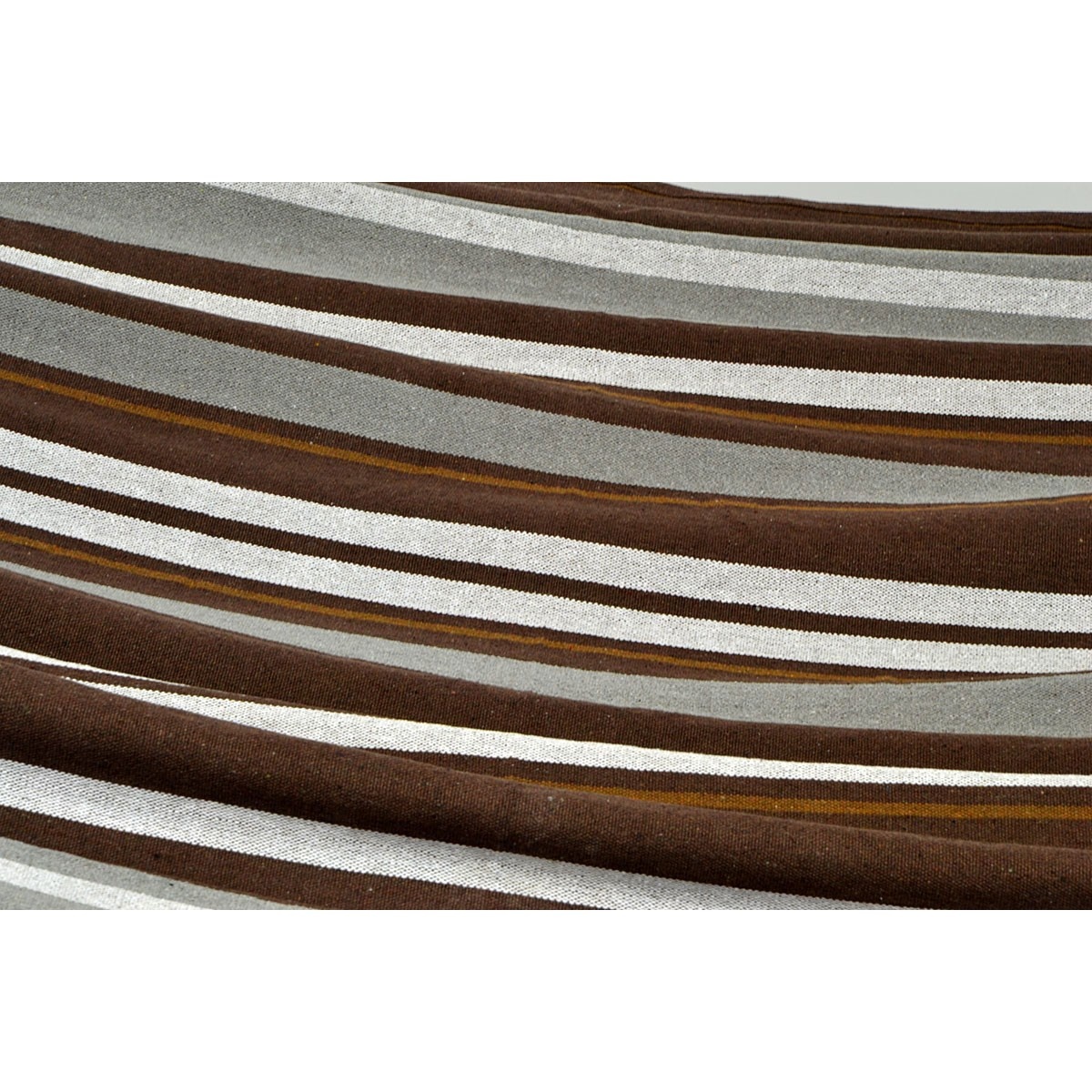 Hangmat 2-persoons - 200x150 cm - bruin gestreept