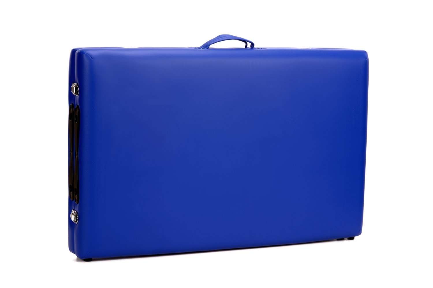 Houten massagetafel - 2-delig - blauw - opvouwbaar