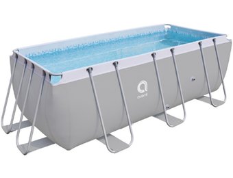 Avenli opzetzwembad 400 x 207 x 122 cm + Zandpomp