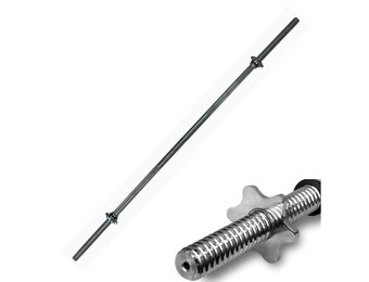 Halterstang recht 120 cm - met schroefklemmen - 28 mm - tot 150 kg