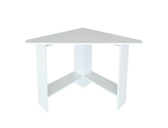 Hoek bureautafel - wit hout - 98x72-72x74 cm
