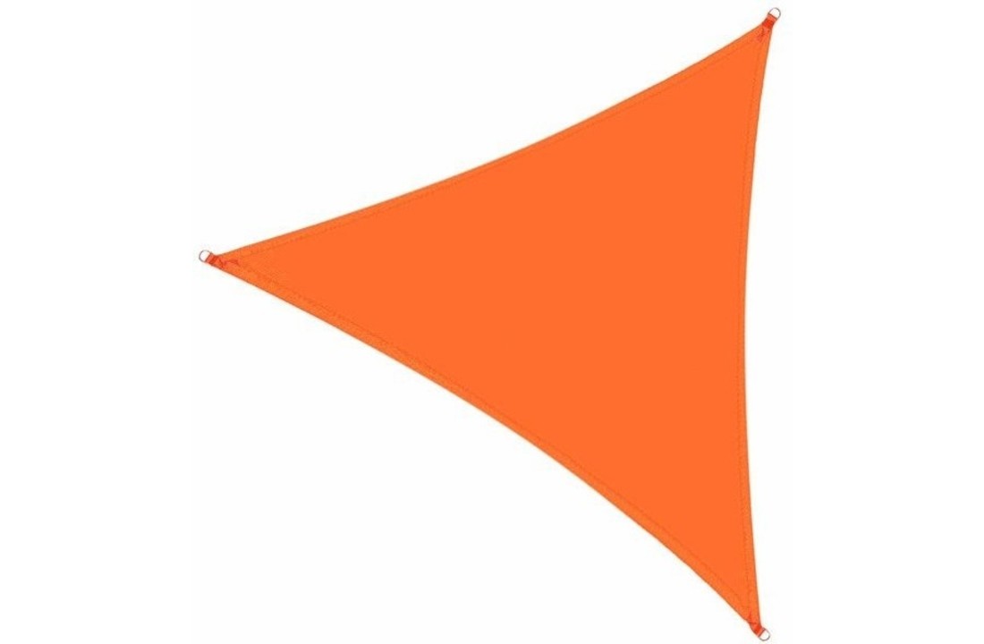 Schaduwdoek tuin 3.5x3.5x3.5 m - tuindoek - terras buiten - oranje - driehoek - waterbestendig