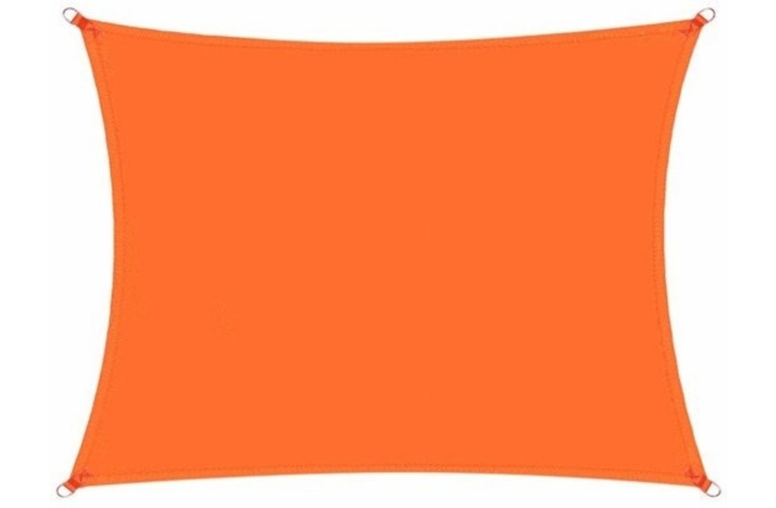 Schaduwdoek tuin 4x3m - tuindoek - terras buiten - oranje - rechthoekig - waterbestendig
