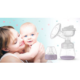 Dubbele elektrische borstkolf - Wit/Lila