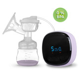 Dubbele elektrische borstkolf - Wit/Lila