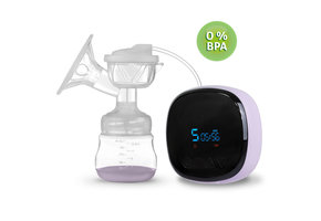 Dubbele elektrische borstkolf - Wit/Lila