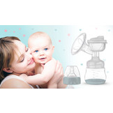 Dubbele elektrische borstkolf - Wit/Turquoise