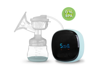 Dubbele elektrische borstkolf - Wit/Turquoise