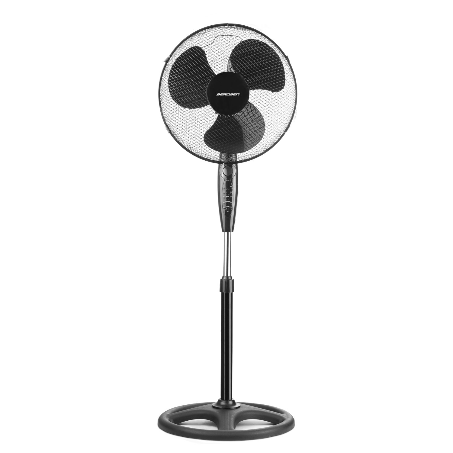 Ventilator staand - Vloerventilator met afstandsbediening - Zwart