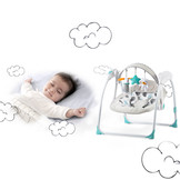 Babyschommel met geluid - Automatisch - 10 liedjes - Turquoise