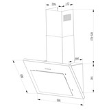 Afzuigkap 60 cm - zwart