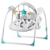 Babyschommel met geluid - Automatisch - 10 liedjes - Turquoise