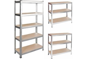 Stellingkast 205 x 120 x 45 - Opbergrek - Verzinkt