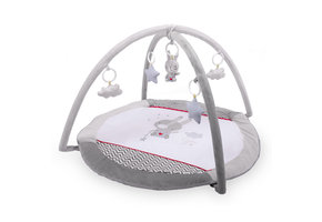 Babygym konijn - 90 x 45 cm - interactief - Grijs