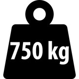 Stellingkast opbergrek - Metaal - 150x75x30 cm - Zwart