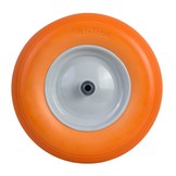 Kruiwagenwiel tubeless 4.00-8 - diameter 40 cm - Oranje/Wit
