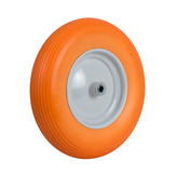 Kruiwagenwiel tubeless 4.00-8 - diameter 40 cm - Oranje/Wit