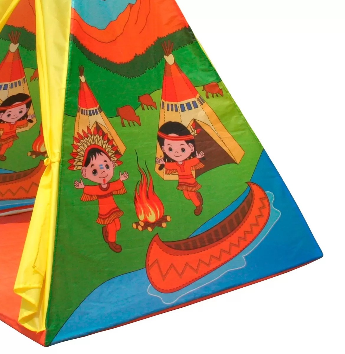 Tipitent speeltent 100x100x135 cm - Indianen Wigwam