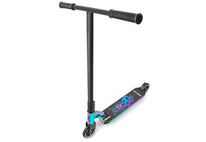 Stuntstep Zwart Regenboog met decoratie - Slang - Buitenspeelgoed