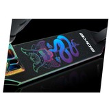 Stuntstep Zwart Regenboog met decoratie - Slang - Buitenspeelgoed