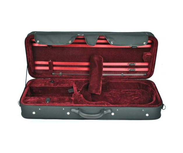 Altviool Koffer – 15-16,5 inch – Rood fluweel – Altviool accessoires