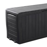 Tuinbox 270 Liter - Opbergbox 117x45x57 cm - Kussenbox - Antraciet