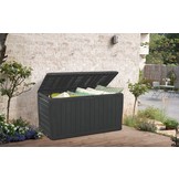 Tuinbox 270 Liter - Opbergbox 117x45x57 cm - Kussenbox - Antraciet