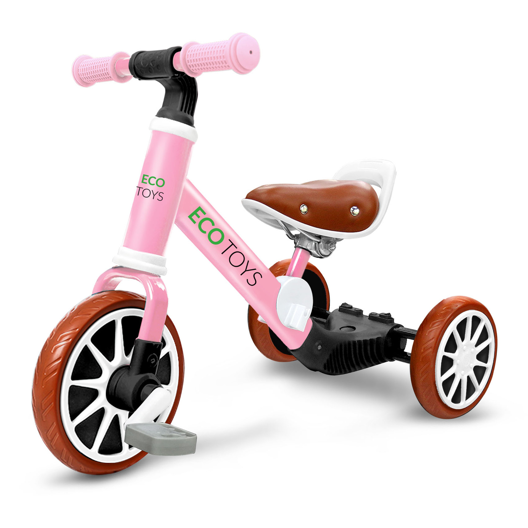 weefgetouw zoogdier een vuurtje stoken Viking Choice Loopfiets Driewieler 2in1 - Roze - Vanaf 1 jaar - VC-Lifestyle